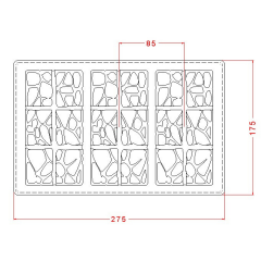 Tablet   With   Stones   Chocolate   Mould   No:   800