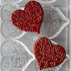 patterned-heart-chocolate-mould-no-797