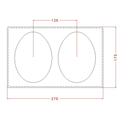 Düz Elips Tablet Çikolata Kalıbı No: 793