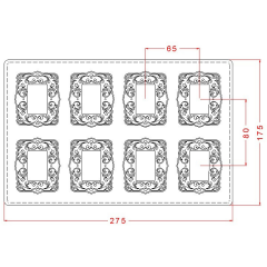 Picture   Frame   Chocolate   Mould   No:   786