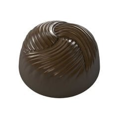 Dome   Praline   With   Woven   Top   Chocolate   Mould   No:   784