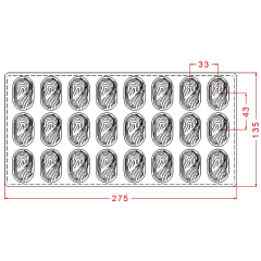 Elips Spesiyal Çikolata Kalıbı No: 782