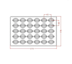 Elips Tablet Çikolata Kalıbı No: 778