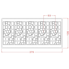 Tablet   With   Bubbles   Chocolate   Mould   No:   776