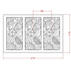 Deniz Kabuklu Tablet Çikolata Kalıbı No: 775