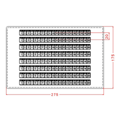 Cetvel Bar Çikolata Kalıbı No: 771