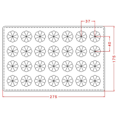 Flower Praline Chocolate Mould No: 769