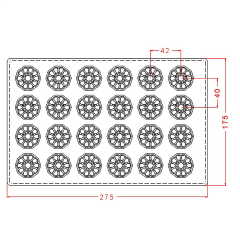 Round   Praline   Chocolate   Mould   No:   758