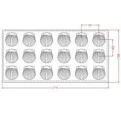 Sea   Shell   Chocolate   Mould   No:   751