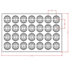Kristal Spesiyal Çikolata Kalıbı No: 750