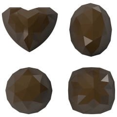 Assorted   Geometric   Praline   Chocolate   Mould   No:   742