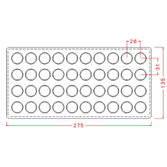 Disc   Chocolate   Mould   No:   740