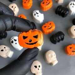 Assorted   Halloween   Praline   Chocolate   Mould   No:   733