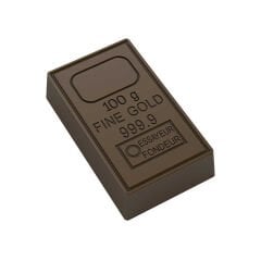 Gold   Brick   Chocolate   Mould   No:   732
