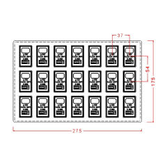 Gold   Brick   Chocolate   Mould   No:   732