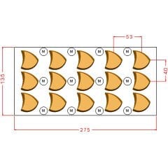 Transfer Çikolata Kalıbı No: TM29