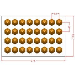 Kristal Spesiyal Çikolata Kalıbı No: 1114