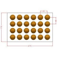 Raspberry Chocolate Mould No: 1117