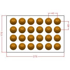 Strawberry Chocolate Mould No: 1118