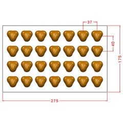 Üçgen Spesiyal Çikolata Kalıbı No: 1122