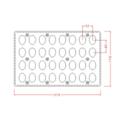 Egg   Magnetic   Chocolate   Mould   No:   713