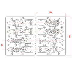 Spinning Çikolata Kalıbı No: SP4