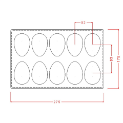 Yumurta Çikolata Kalıbı No: 707
