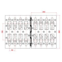 Spinning Çikolata Kalıbı No: SP7