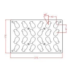 Pineapple Chocolate Mould No: 939