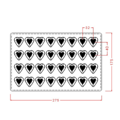 Heart   Chocolate   Mould   No:   699