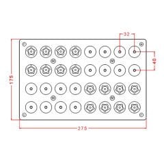 Yaban Mersini Çikolata Kalıbı No: 940