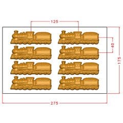 Train Chocolate Mould No: 1127