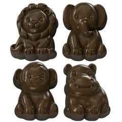 Assorted Safari Animals Chocolate Mould No: 1129