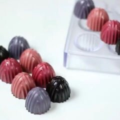 Çizgili Kubbe Çikolata Kalıbı No: 688