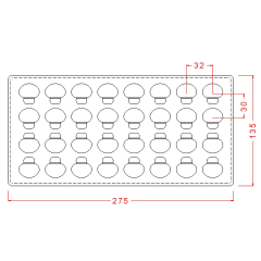 Mushroom   Praline   Chocolate   Mould   No:   684