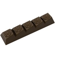 Çiçekli Bar Çikolata Kalıbı No: 1053