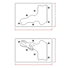 Mıknatıslı Tavşan Çikolata Kalıbı No: 671