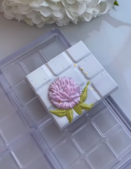 9 Gözlü Kare Tablet Çikolata Kalıbı No: 669