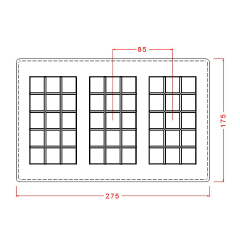 15 Gözlü Tablet Çikolata Kalıbı No: 667