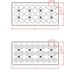 Sphere   Mold   –   Smooth   Open   Top   Double   Magnetic   Chocolate   Mould   (.99″)   No:   665