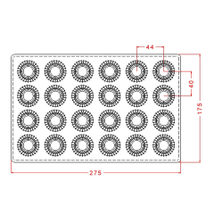 İçiboş Yuvarlak Çikolata Kalıbı No: 664
