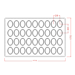 Elips Spesiyal Çikolata Kalıbı No: 660