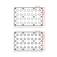 Sphere   Mould   –   Smooth   Open   Top   Double   Magnetic   Chocolate   Mould   (.89″)   No:   659