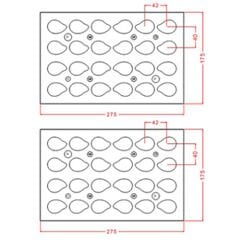 Mango Chocolate Mould No: 1132