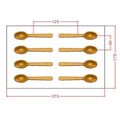 Spoon Chocolate Mould No: 1133