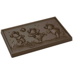 Ayıcıklı Tablet Çikolata Kalıbı No: 652