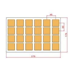 Kare Spesiyal Çikolata Kalıbı No: 1136