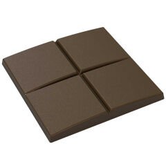 4 Gözlü Kare Tablet Çikolata Kalıbı No: 644