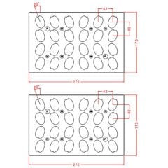 Pistachio Chocolate Mould No: 1151