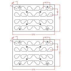 Pear Chocolate Moulds No: 1152